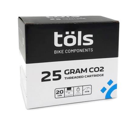 TÖLS Bombona compressed air cartridge with thread 25 GR 35U CO2 8436771118439