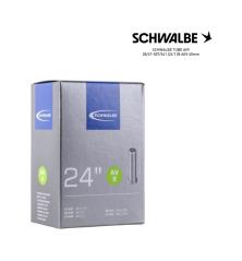 SCHWALBE Cámara de aire bicicleta AV9 28/47-507/541 (24") IB AGV 40MM - 4026495100366