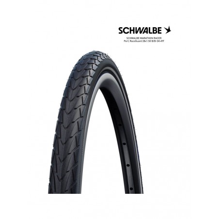 SCHWALBE Cubierta neumatico bicicleta MARATHON RACER PERF RACEGUARD 28X1.50 700X38C B/B-SK+RT 4026495643399