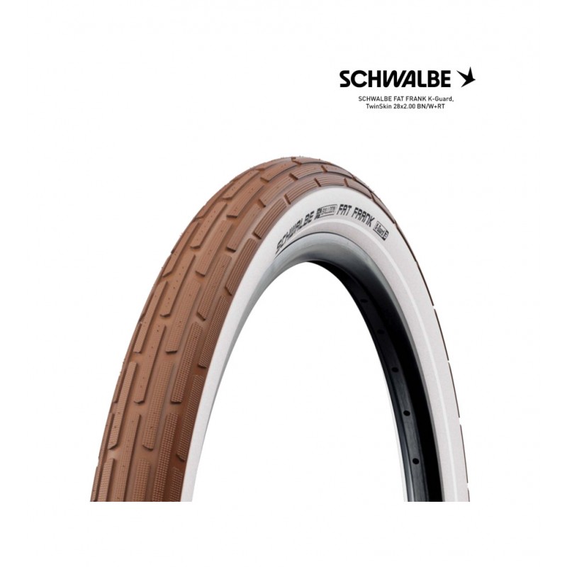 SCHWALBE Tire bicycle FAT FRANK K-GUARD TWINSKIN 28X2.00 4026495667913