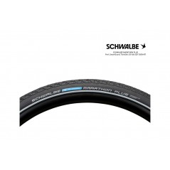 SCHWALBE Cubierta neumatico bicicleta MARATHON PLUS PERF SMARTGUARD TWINSKIN 20" 20X1.35 B/B+RT 4026495720182