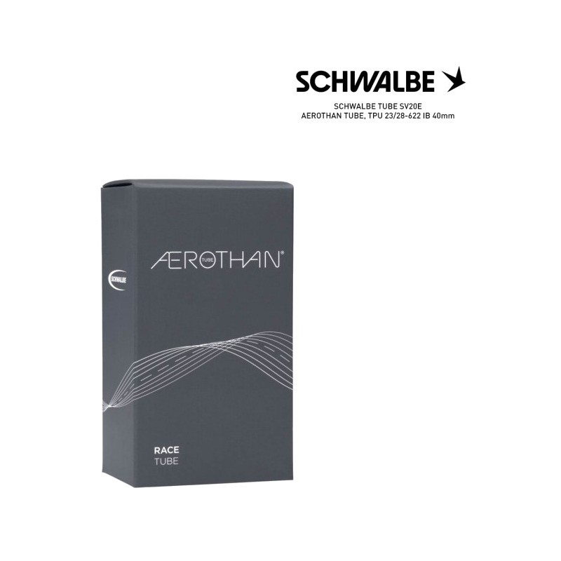 SCHWALBE Bicycle inner tube SV20E AEROTHAN TPU 23/28-622 IB 40MM 4026495814027