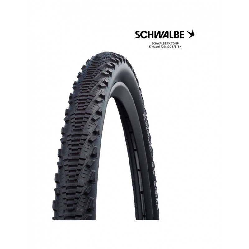 SCHWALBE Tire bicycle CX COMP K-GUARD 700X30C B/B-SK 4026495824224