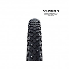 SCHWALBE Cubierta neumatico bicicleta MARATHON WINTER PLUS PERF SMARTGUARD TWINSKIN 20X2.15 B/B+RT 4026495852036