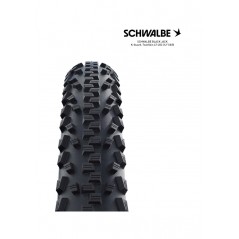 SCHWALBE Cubierta neumatico bicicleta BLACK JACK K-GUARD TWINSKIN 47-203 (12") 12X1.90 B/B 4026495853651