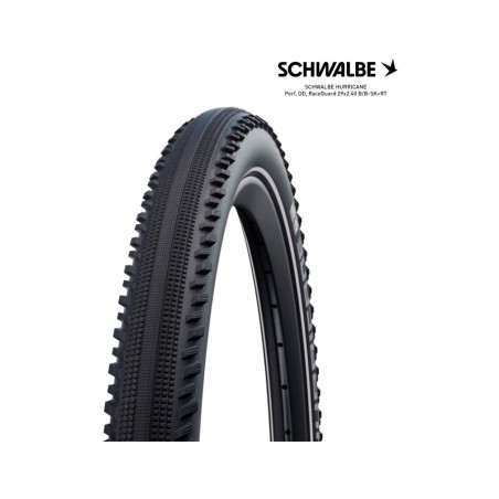 SCHWALBE Cubierta neumatico bicicleta HURRICANE PERF DD RACEGUARD 29X2.40 B/B-SK+RT 4026495864251