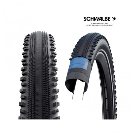 SCHWALBE Tire bicycle HURRICANE PERF DD RACEGUARD 29X2.40 B/B-SK+RT 4026495864251