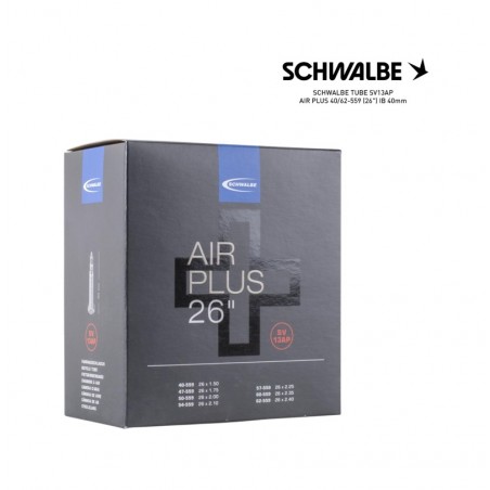 SCHWALBE Bicycle inner tube SV13AP AIR PLUS 40/62-559 (26") IB 40MM PRESTA 4026495871679
