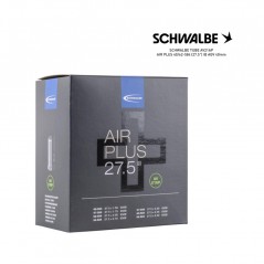 SCHWALBE Cámara de aire bicicleta AV21AP AIR PLUS 40/62-584 (27.5") IB AGV 40MM 27.5" - 4026495890922