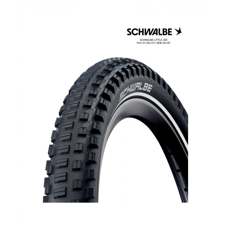 SCHWALBE Tire bicycle LITTLE JOE PERF 14X1.40 B/B-SK+RT 4026495892797
