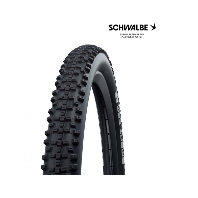 SCHWALBE Tire bicycle 28X1.60 700X40C SMART SAM PERF B/B-SK 4026495923163