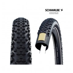 SCHWALBE Cubierta neumatico bicicleta 26X2.10 SMART SAM K-GUARD B/B-SK 4026495953863