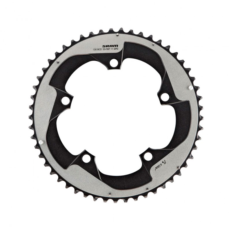 SRAM Plato bicicleta ROAD 130 BCD FALCON GREY RED22 11V 11.6218.009.000