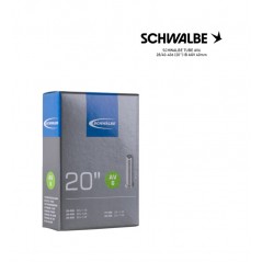 SCHWALBE Bicycle inner tube AV6 28/40-406 (20") IB AGV 40MM 20" - 4026495100120