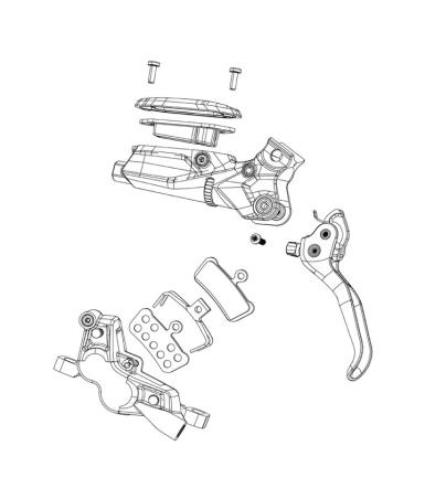 SRAM Brake caliper piston kit MAVEN BASE A1 108754