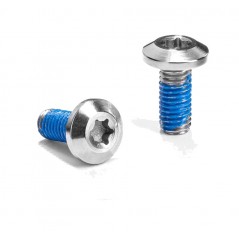 ABSOLUTE BLACK Bicycle bottle cage screw set M5XT25 TITANIO 729126VAR