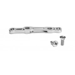 ABSOLUTE BLACK Front flat mount brake caliper adapter SHIMANO 140/160 MM TORNILLOS TITANIO 729137VAR