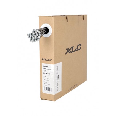 XLC Cables de freno para bicicleta montaña BR-X205 1.5/3000 MM 7X6 ACERO (50 UNIDADES) 2500364012