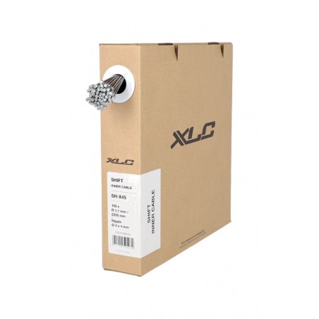 XLC Cables de cambio para bicicleta SH-X45 1.1/2250 MM 4X4 ACERO (100 UNIDADES) 2501160050