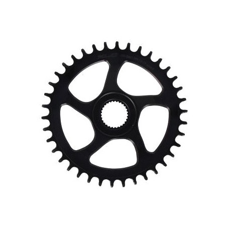 XLC Plato para bicicleta eléctrica de montaje directo compatible con bosch CR-E40 55 MM BDU-38 9-11V ALUMINIO 2502860502VAR