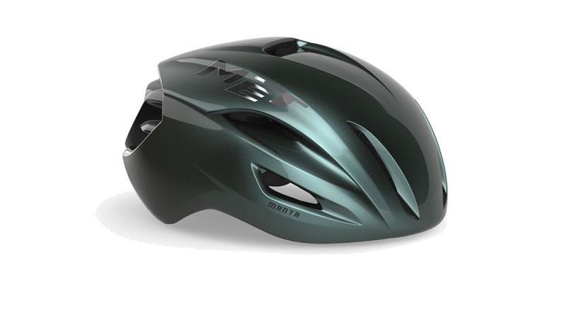 MET Aerodynamic cycling helmet with a glossy finish MANTA MIPS 727737VAR