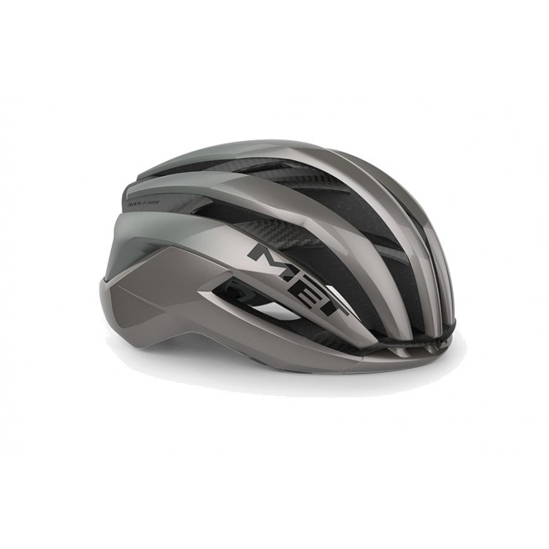 MET Cycling helmet with a glossy finish TRENTA 3K MY26 727797VAR