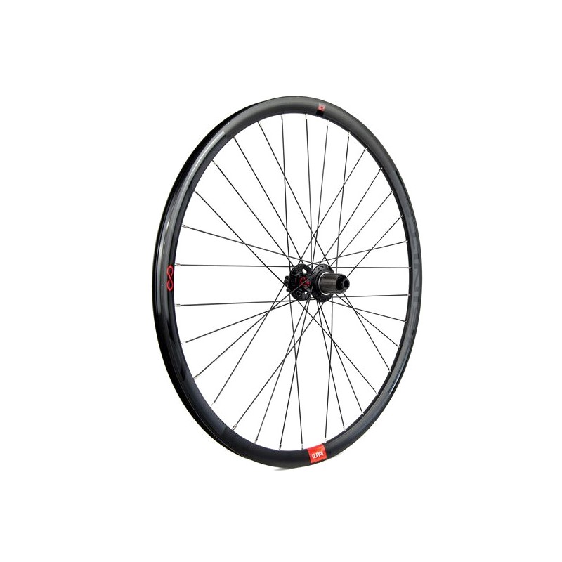 GURPIL Rueda trasera compatible con freno de disco 6 agujeros GRAVEL 12X142 MM TUBELESS READY SHIMANO 728531