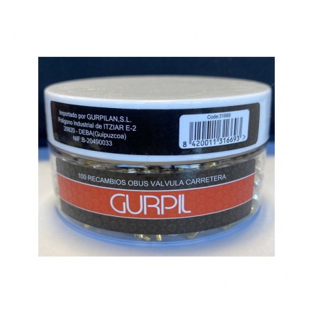 GURPIL Obús de repuesto valvula OBUS PRESTA (100U) 728537