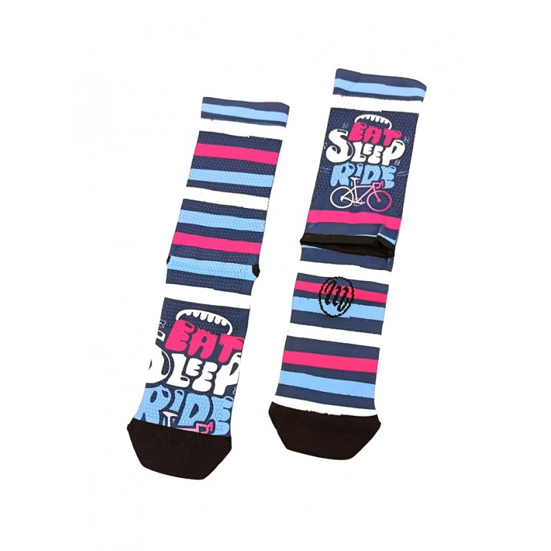 MB WEAR Calcetines deportivos estampados FUN H16 EAT/SLEEP 728670VAR