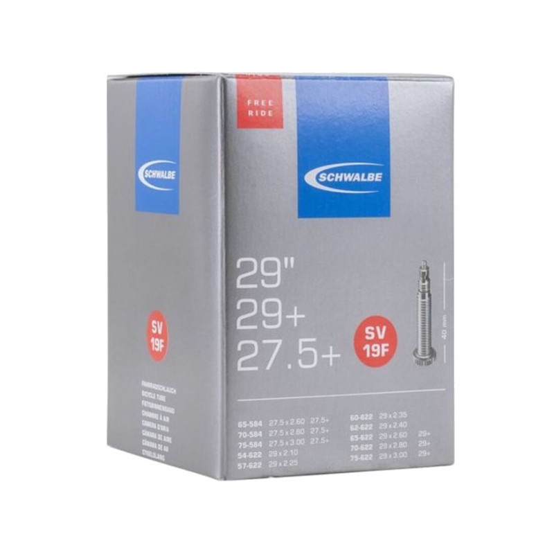 SCHWALBE Lightweight bicycle inner tube EXTRA LIGHT 27.5+/29+ X 2.10-3.00 40 MM (54/75-584/622) PRESTA 729169