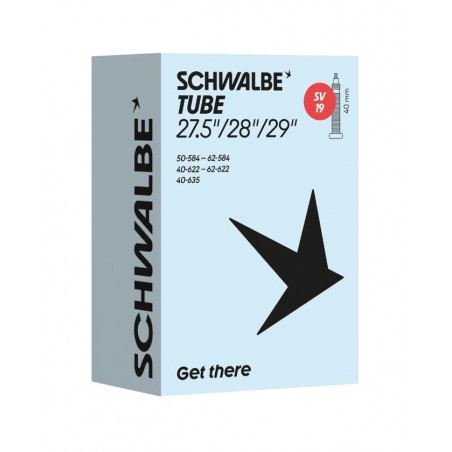 SCHWALBE Camara aire bicicleta SV19 27.5/29-1.50-2.40 PRESTA 40 MM 40/62-584/635 729264