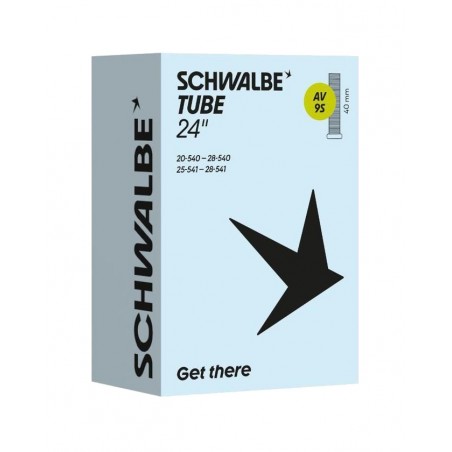 SCHWALBE Camara aire bicicleta AV9S 24X1.00-1.10 STANDARD 40 MM 20/28-540 729268