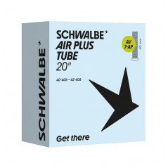 SCHWALBE Camara aire bicicleta reforzada AV7-AP AIR PLUS 20X1.50-2.50 STANDARD 40 MM 40/62-406 729270