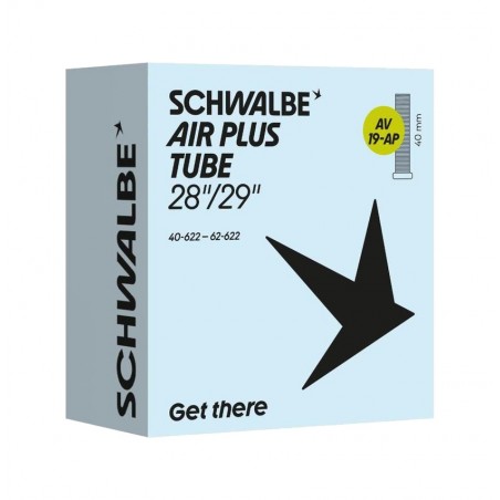 SCHWALBE Camara aire bicicleta reforzada AV19-AP AIR PLUS 700X40-62 STANDARD 40 MM 40/62-622 729272