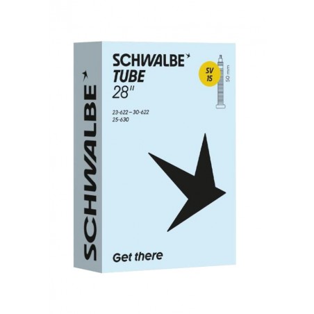 SCHWALBE Camara aire bicicleta SV15 700X23-30C PRESTA 50 MM 23/30-622/630 729279