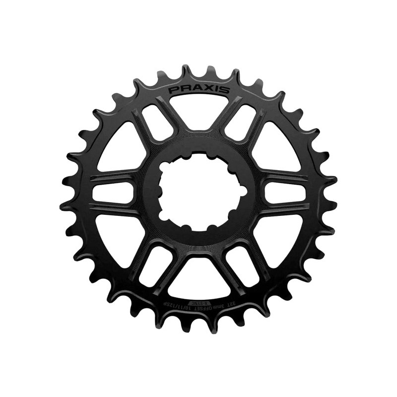 PRAXIS Bicycle chainring 3MM OFFSET/DMA 10/11/12SP 32T 850033390551