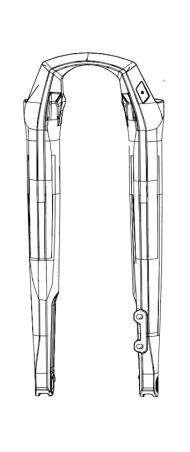 ROCK SHOX Recambio de botellas para horquilla bicicleta montaña RUDY XPLR 700C DIF A1 11.4018.091.061