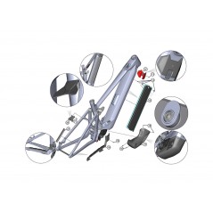 GHOST Frame protection kit E-BIKE E-RIOT CF KGH00001