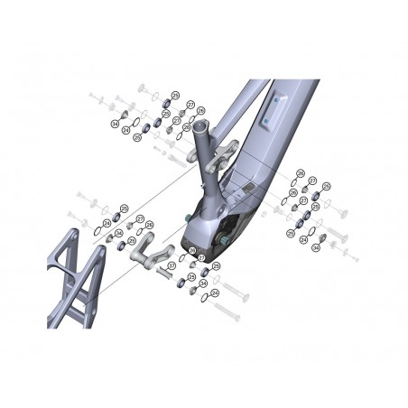 GHOST Kit de rodamientos E-RIOT CF KGH00002