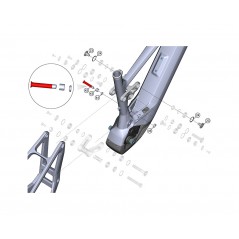 GHOST Shock absorber mounting kit E-BIKE E-RIOT CF KGH00004