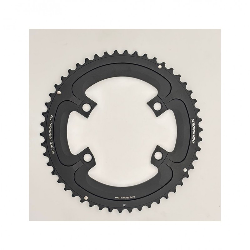 STRONGLIGHT Plato de aluminio con cuatro brazos y fijación estándar 110 BCD SHIMANO DURA-ACE FC-R9200 2X12V 728297VAR
