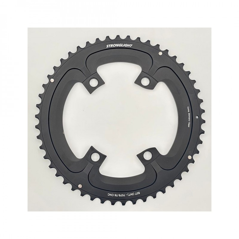 STRONGLIGHT Aluminum plate with four arms and standard fixing 110 BCD SHIMANO ULTEGRA FC-R8100 2X12V (X34D) 728309