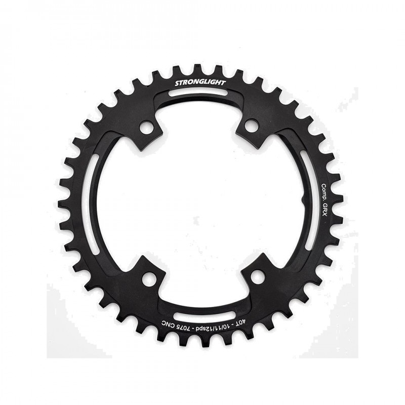 STRONGLIGHT Plato de aluminio con cuatro brazos y fijación estándar NARROW WIDE 110 BCD GRX FC-RX600/610 12V 728341VAR