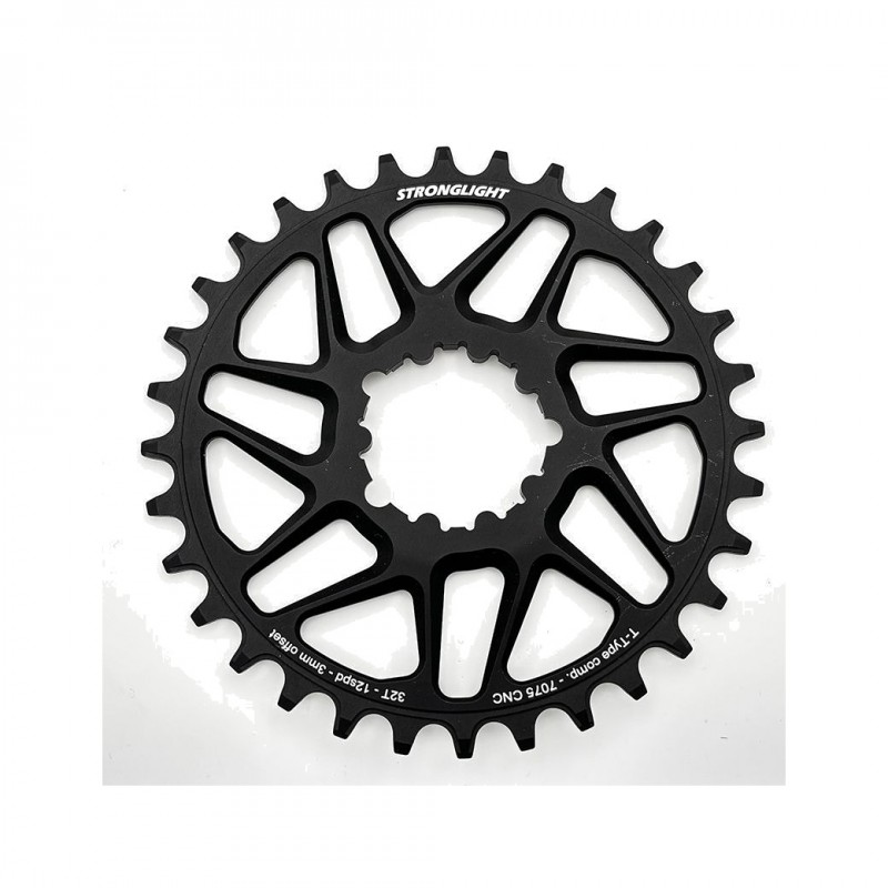 STRONGLIGHT Aluminum plate with anchor DIRECT MOUNT 3 MM OFFSET BOOST SRAM SX/NX/GX/X01 EAGLE 728347VAR