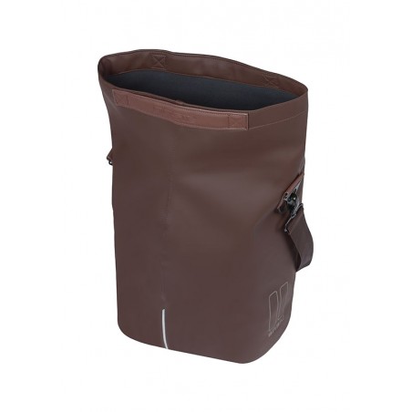 BASIL Urban bag with leather hooks CITY SHOPPER MIK 14-16L (29X11.1X36 CM) 728929