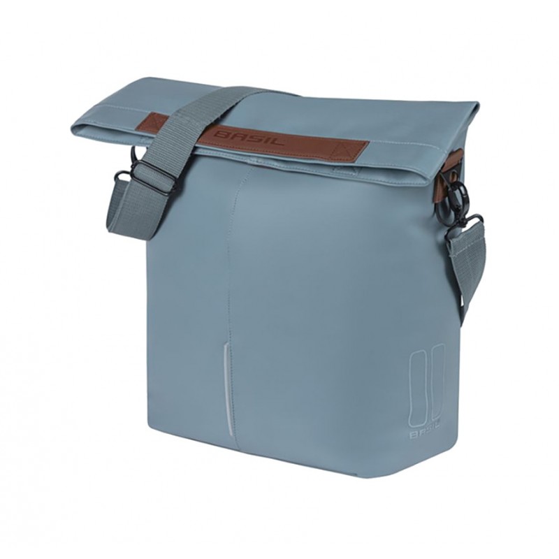 BASIL Urban bag with leather hooks CITY SHOPPER MIK 14-16L (29X11.1X36 CM) 728930