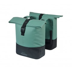 BASIL Rear saddlebags with bridge system pet/leather COVE UNIVERSAL 28-32L (29X14.5X36 CM) 728950