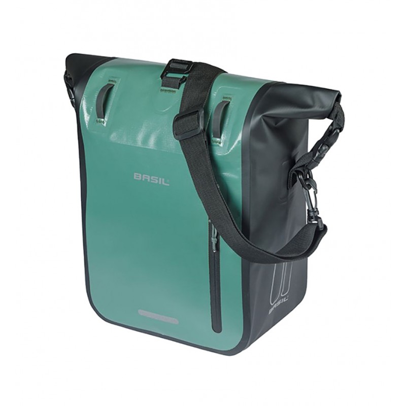 BASIL Waterproof canvas bag with hooks RIVO M MIK 12-15L (25X14X38 CM) 728956