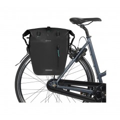 BASIL Large capacity waterproof bag with hooks canvas RIVO L MIK 25-31L (28X14X43 CM) 728958