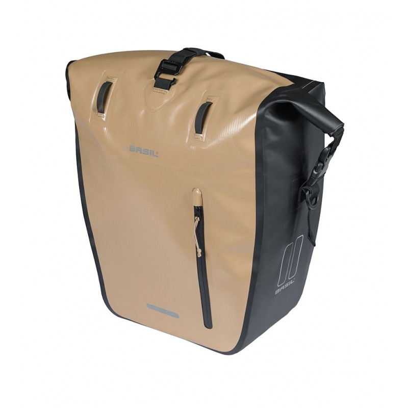 BASIL Bolsa impermeable de gran capacidad con ganchos RIVO L MIK 25-31L LONA (28X14X43 CM) 728960